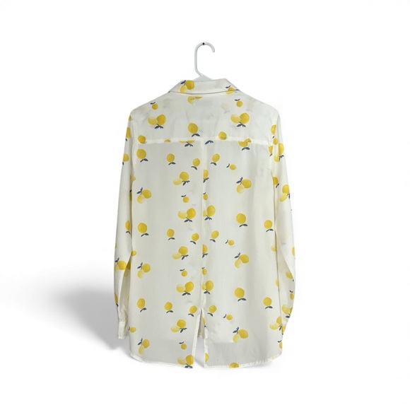 BILLI T Lemon Print Women's Top - Picture 3 of 5